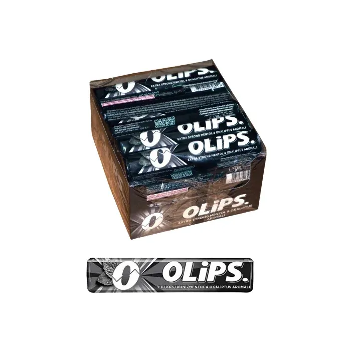 OLİPS SİYAH MENTOL ŞEKER 1*24