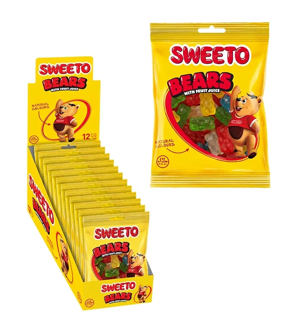 SWEETO JELY BEARS 80GR 1*12