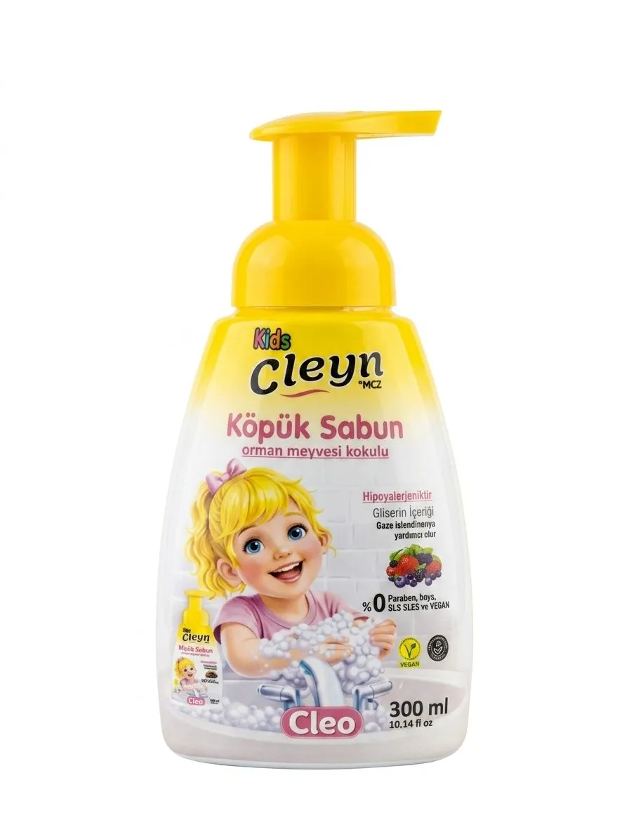 CLEYN CLEO KIZ ÇOCUK ORMAN MEYVESİ KOKULU 300ML 1*6