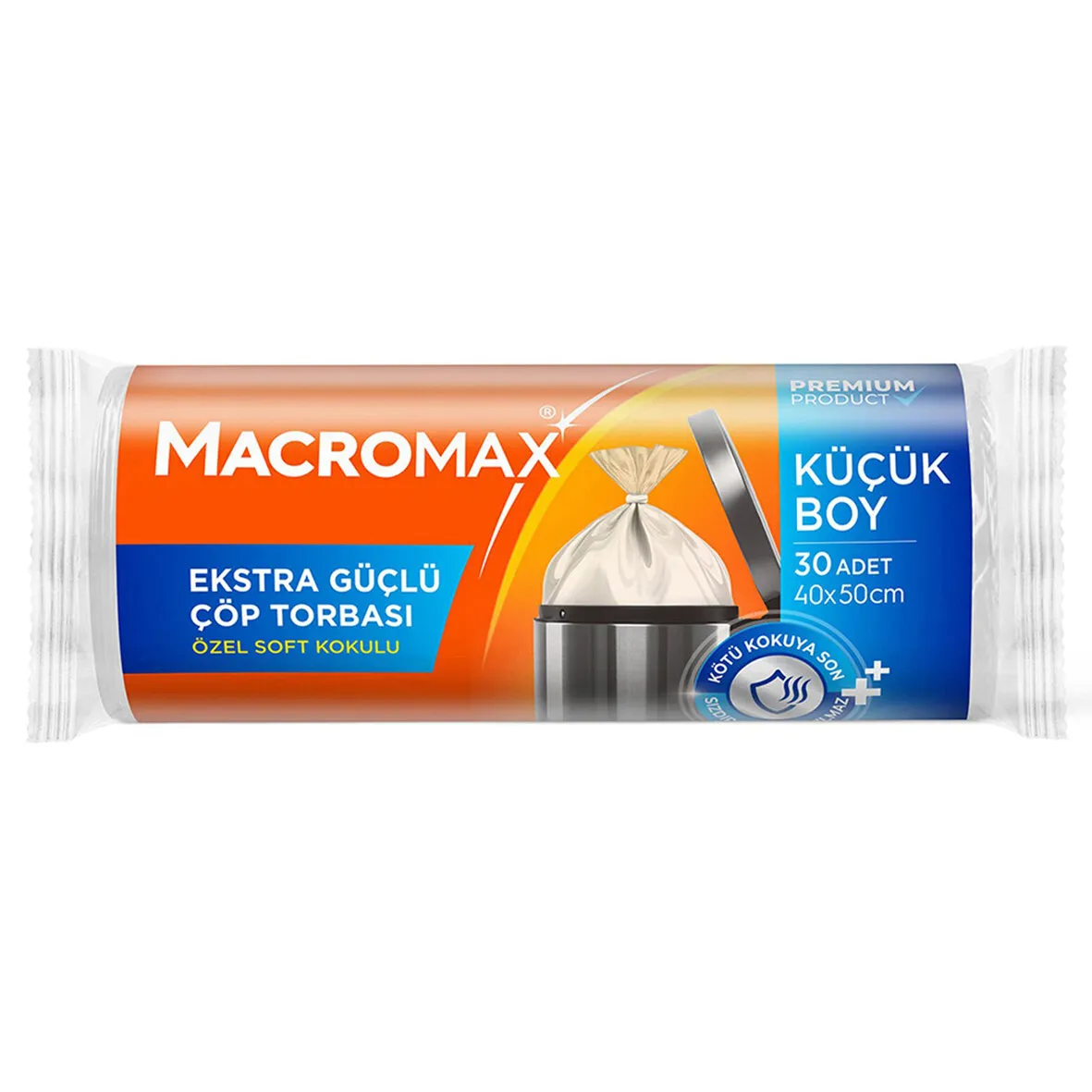 MACROMAX ÇÖP POŞETİ KÜÇÜK 30LU 1*25