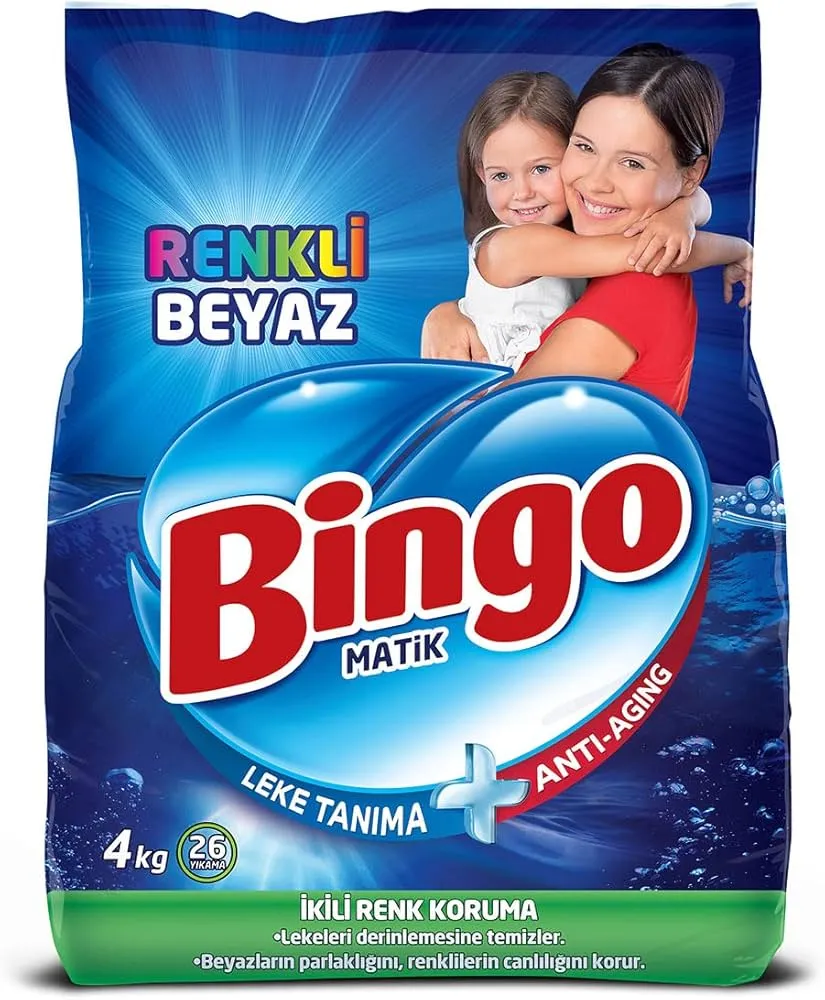 BİNGO MATİK RENKLİ VE BEYAZ 1*1