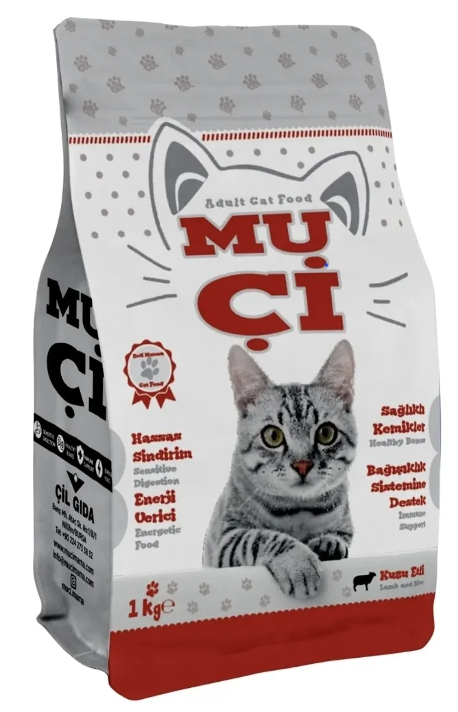 MUÇİ KEDİ MAMASI SIĞIR 1KG 1*5
