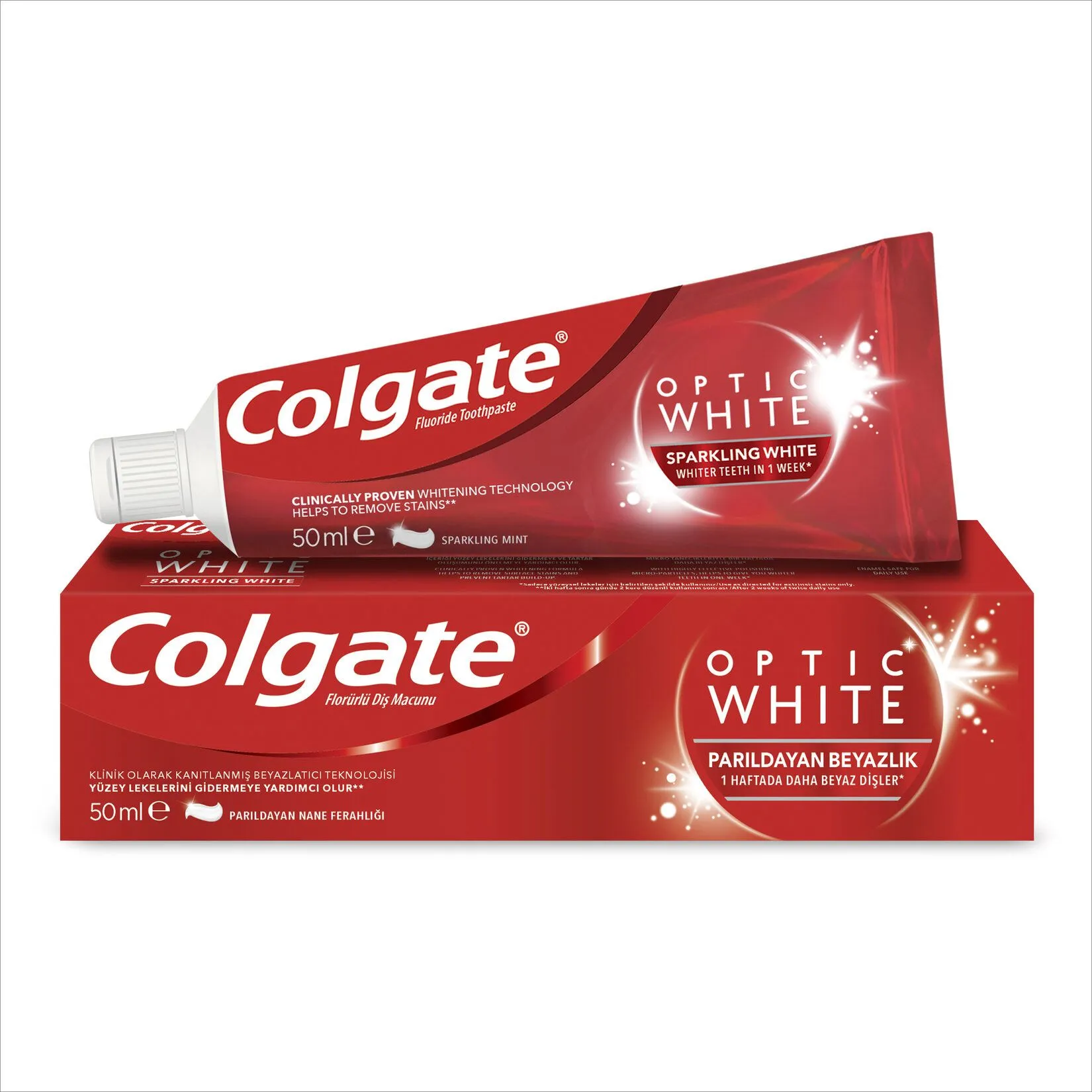 COLGATE OPTİK WHİTE 50ML 1*12