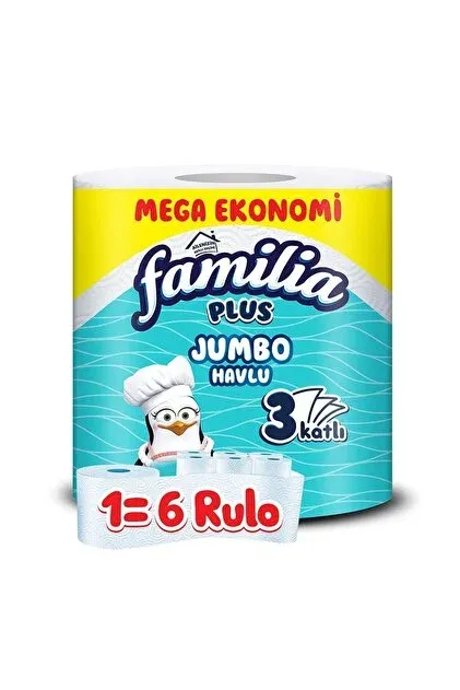 FAMİLİA 1=6 JUMBO HAVLU 1*6