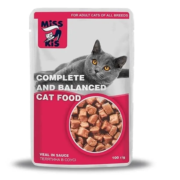 MİSS KİS KEDİ MAMASI SIĞIR 100GR 1*24