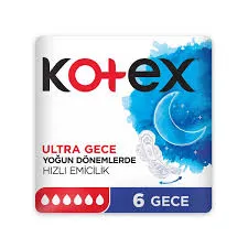 KOTEX TEKLİ GECE 6LI 1*12