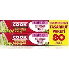 COOK BUZDOLABI POŞETİ BÜYÜK 4LÜ 80Lİ 1*15