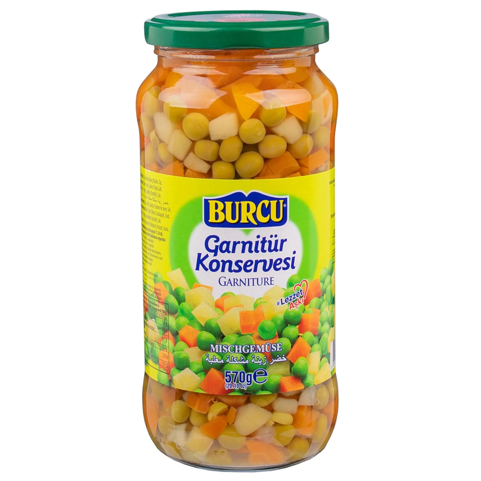 BURCU KONSERVE GARNİTÜR 570GR 1*12