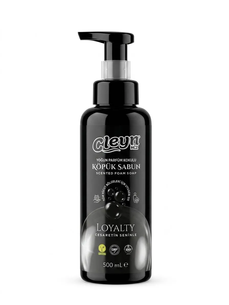 CLEYN KÖPÜK SABUN BLACK 500ML 1*6