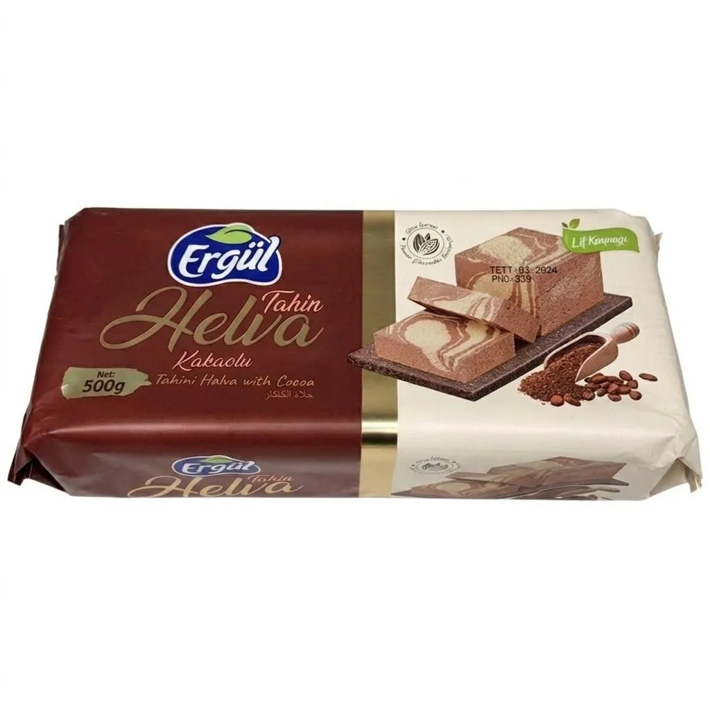 ERGÜL KAKAOLU HELVA 500GR 1*12