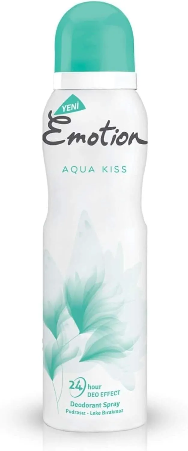 EMOTION DEODORANT 150 ML AQUA KISS 1*6