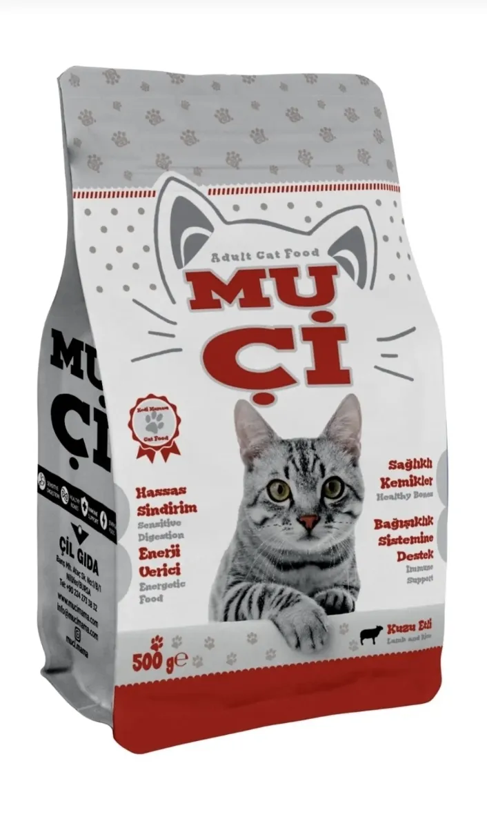 MUÇİ KEDİ MAMASI SIĞIR 500GR 1*8