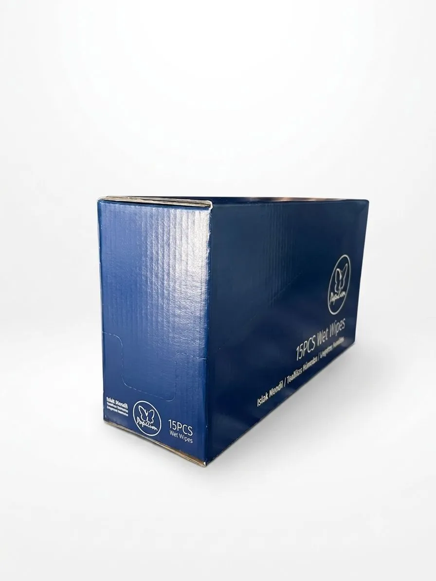 PAPİLİON ISLAK CEP MENDİLİ AROMA T. - MEYVE - ÇİÇEK 15Lİ PAKET 1*12