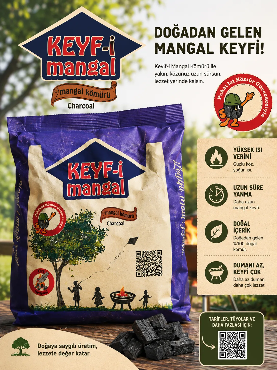 MANGAL KÖMÜRÜ 1,5KG 1*16