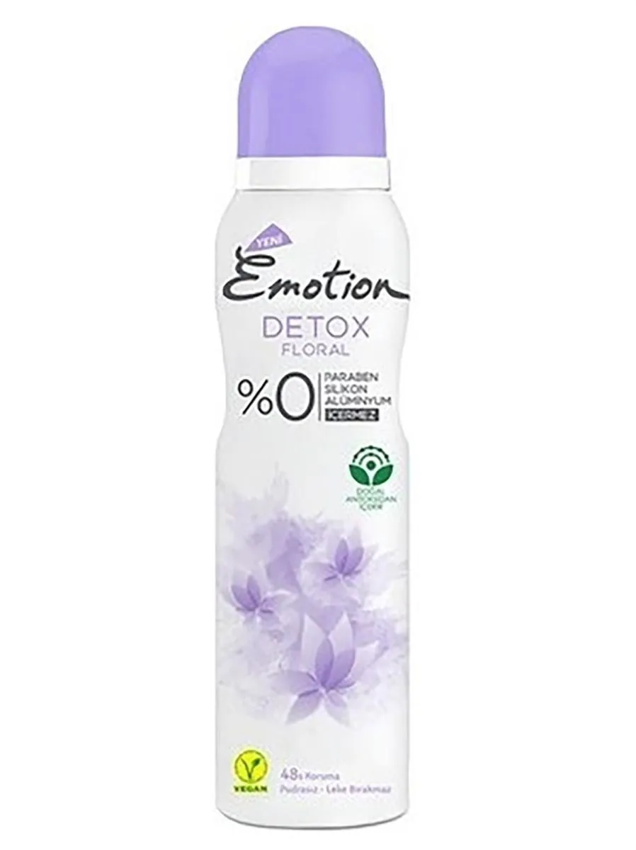 EMOTION DEODORANT 150 ML DETOX FLORAL 1*6